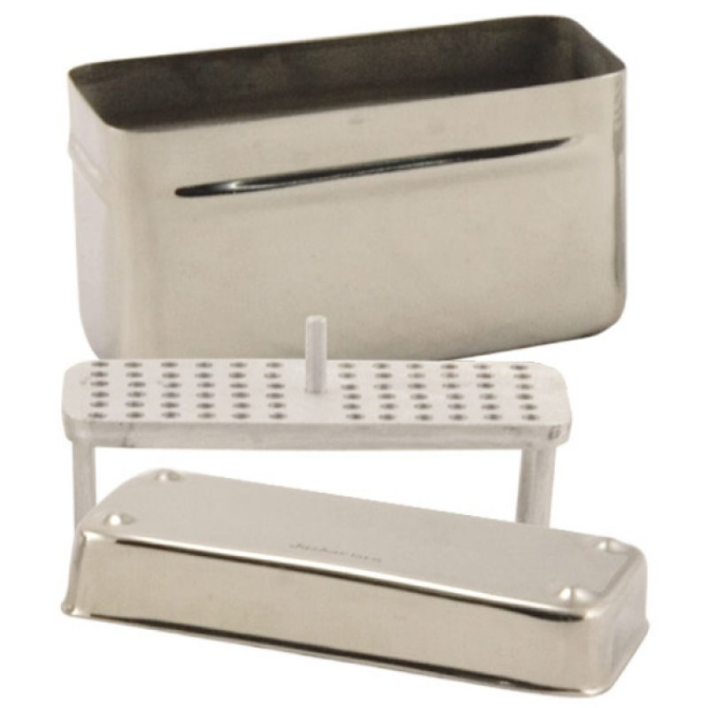 Cutie instrumentar Endo PRIMA, 10 x 4 x 5.5, din otel inoxidabil, pentru freze si ace